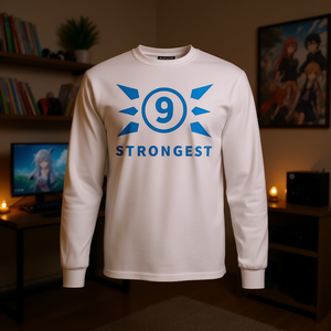 Camiseta de manga larga para videojuegos japoneses, Cirno 9 Strongest Baka Touhou Anime Otaku - Product Image 3