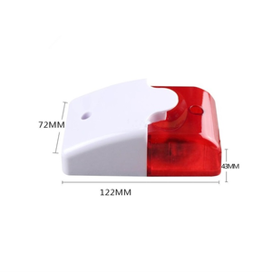 Đỏ nhấp nháy Mini Strobe còi báo động hệ thống trong nhà cài đặt - Product Image 6