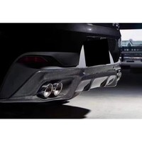 Kit de Spoiler Arrière et de Diffuseur Arrière Style 3D Amélioré en Fibre de Carbone Véritable pour X2 F39