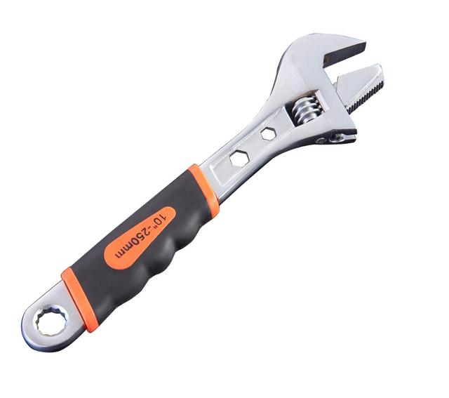 Chave Inglesa 8 Em 1 Llaves Francesa Grip Screw Forged Plumbing Tools Adjust Digital Monkey Spanner Slide Adjustable Wrench