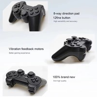 Control Inalámbrico para PS2/PS1, Gamepad con Doble Vibración para Sony Playstation 2, Joystick USB para PC y Consola de Juegos