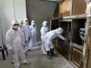 Nouvelle machine de crémation humaine conforme à la réglementation européenne, fonctionnant au diesel/gaz naturel, chambre de crémation en bois, 380V, capacité de 100 kg/h - Product Image 4