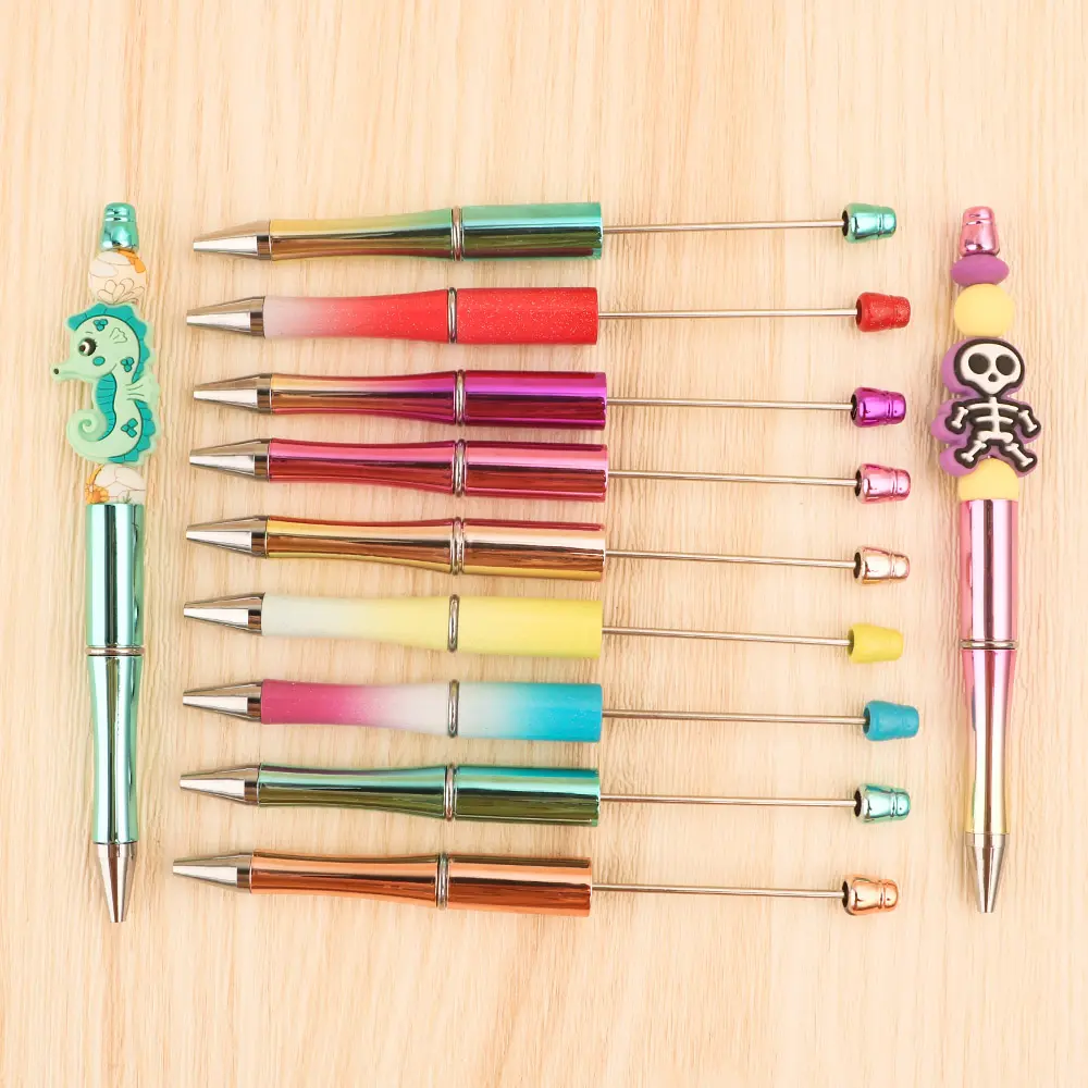 Kovict Best Selling Mixed Colour Ballpoint Pen Ball Pen Personalized Party Gift Plastic Beadab Pens Be used for Guest