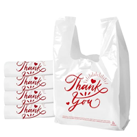 Sac de courses personnalisé avec logo imprimé, blanc, pour supermarché, réutilisable et jetable, avec poignée
