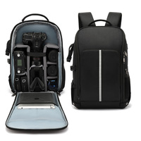 Sac à dos multifonctionnel étanche pour appareil photo et drone, personnalisé en usine, pour photographie DSLR en extérieur