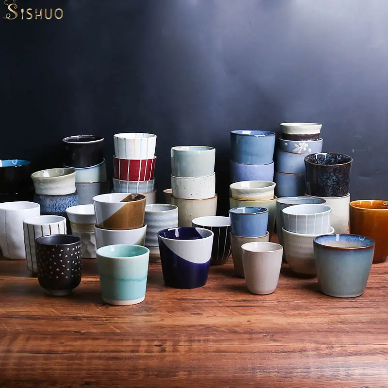 50-400 мл, оптовая продажа, в наличии, Японская Чашка для чая, керамическая чашка для эспрессо