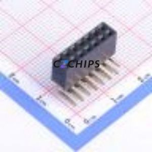 A2541HWR-2x7P Pin Socket Bent Lead Through Hole,P=2.54mm Connector 2x7P 2.54mm 2.54mm Square Hole - Product Image 1