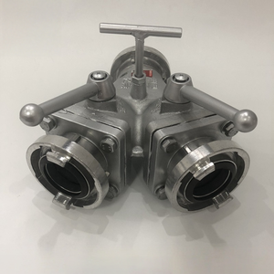 Diviseur <span class=keywords><strong>de</strong></span> tuyau d'incendie bidirectionnel FII65 2,5'' en Y, 1 entrée 2 sorties, type Storz, en alliage d'aluminium pour la lutte contre les incendies - Product Image 6