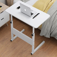 Table de Couture Pliable pour Travail de Bureau, Bureau d'Angle, Pieds Extensibles, Haute Réglable, Table de Couture Pliable