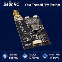 Module récepteur de transmission vidéo haute sensibilité BelinRC 3.3G VRX pour drone FPV, accessoires longue portée