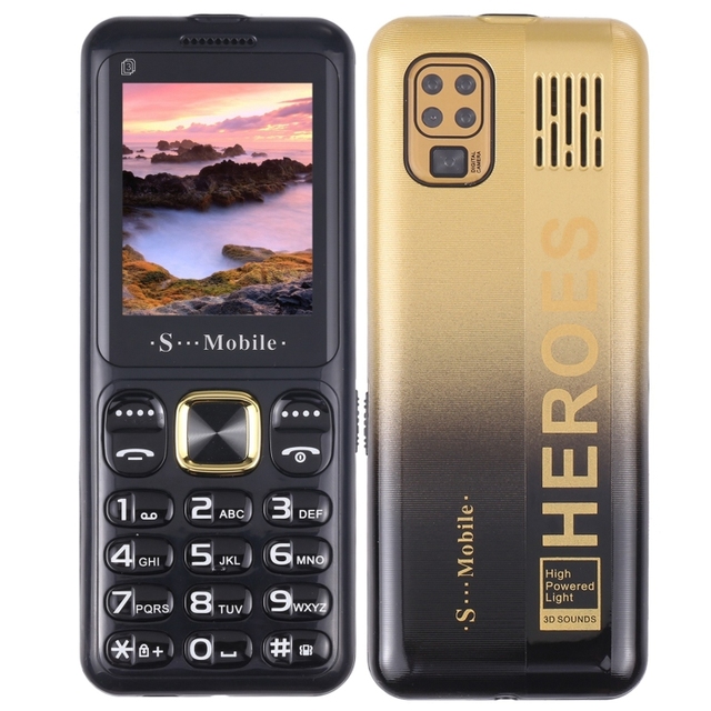 W23 Elderly Feature Mobile Phones Triple SIM Unlocked Mini Cell Phone