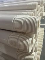 Tuyaux de relevage filetés en PVC-U, diamètres 50, 63, 75, 90, 110 mm, PN10/PN16, pour systèmes d'irrigation de puits profonds et d'alimentation en eau industrielle