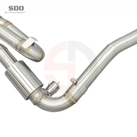 Tubos de Escape SDO Racing para Porsche 718 Boxster Cayman 2.0T 2.5T 2016-2024, Silenciador de Acero Inoxidable con Control de Válvula de Vacío