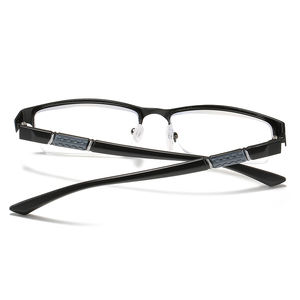 <span class=keywords><strong>Gafas</strong></span> de lectura correctoras para mujer, lentes de media llanta <span class=keywords><strong>con</strong></span> marco de metal, menos 250, <span class=keywords><strong>con</strong></span> <span class=keywords><strong>filtro</strong></span> <span class=keywords><strong>azul</strong></span> de Rayo <span class=keywords><strong>Azul</strong></span>, venta al por mayor, 056 - Product Image 5