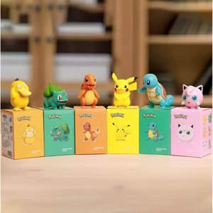 Autentica Figurina Pokémon Pikachu Psyduck, Ornamento Carino per Cruscotto Auto, Decorazione Scrivania, 100% Originale, Regalo da Collezione, Vendita all'Ingrosso - Product Image 1