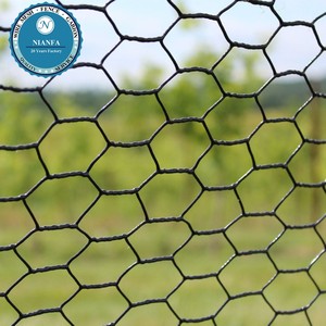 Galinheiros Malha Hexagonal Verde PVC Fio De Ferro Revestido De PVC Rede De Malha Hexagonal Fio De Galinha/Fio De Coelho/Fio De Peixe - Product Image 3