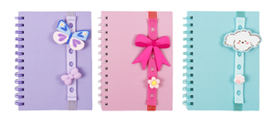 Mini Xách Tay <span class=keywords><strong>A6</strong></span> DIY Charms Ban Nhạc Đàn Hồi Máy Tính Xách Tay Dijes Para Agendas Floral Trống Tạp Chí Dễ Thương Văn Phòng Phẩm Bộ Quà Tặng - Product Image 2