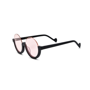 Lunettes de soleil rondes à monture complète, monture multicolore, verres miroir bleus, protection UV 100%, protection solaire unisexe pour enfants - Product Image 4