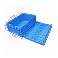 JOIN Blue - Caisse de rangement pliable en plastique, boîte empilable robuste en PP vierge