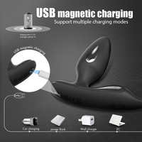 S-hande Plug anal vibrant à électrochocs pour femmes, anneau pénien télécommandé, plug anal pour femme et homme
