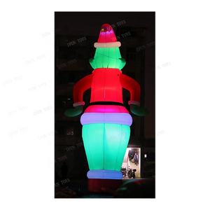 Mascota inflable de pie para exteriores, modelo de Navidad <span class=keywords><strong>Grinch</strong></span>, modelo de personaje de monstruo inflable para Decoración - Product Image 3