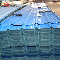 Tôle trapézoïdale ondulée en UPVC/PVC de 1030 mm, haute résistance, ignifuge, insonorisée, anti-UV, pour ateliers agricoles en Amérique latine