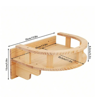 Hamac mural pour chat, idéal pour grands chats ou chatons, en bois et corde de sisal, étagères murales et perchoirs, mobilier de lit pour saut et jeux