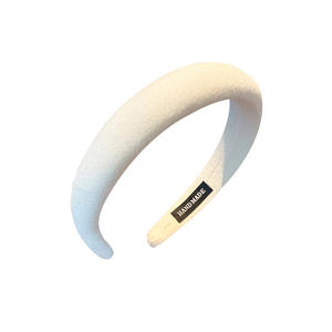 Maillard Women <b>Headband</b> <b>Fabric</b> Solid Color Multifunction Daily Use High Top Hair Accessory Autumn Winter Style - Product Image 3