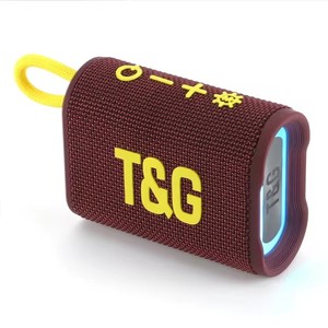 Creative Outdoors TG396 Mini inalámbrico para Bluetooth FM Radio portátil impermeable <span class=keywords><strong>Subwoofer</strong></span> altavoz RGB para deportes al aire libre azul - Product Image 3