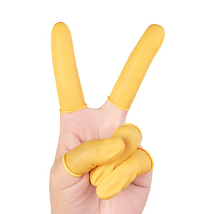 Doigts en latex Good Helper, stériles, sans poudre, texturés, pour la protection des doigts lors des travaux électroniques - Product Image 2