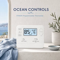 Termostato Digital Serie 6 con Programación para Días Laborables y Fines de Semana y Función de Retraso para Control de Bomba de Calor en el Hogar