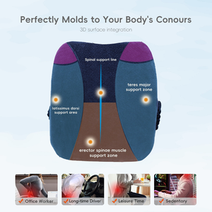 <span class=keywords><strong>Silla</strong></span> de Juego YUE RISE con Cubierta Extraíble, Lavable y Transpirable, Espuma Viscoelástica, Soporte Lumbar y Cojín para la Espalda, para Uso en Casa y Hotel - Product Image 2