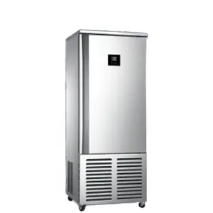 Congelador comercial de acero inoxidable, 10 bandejas, enfriador rápido, refrigerador negativo de 40 grados