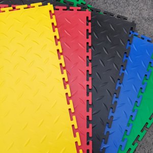 Carreaux de sol de garage en PVC antidérapants d'usine <span class=keywords><strong>Tapis</strong></span> de sol en <span class=keywords><strong>caoutchouc</strong></span> robuste pour <span class=keywords><strong>atelier</strong></span> d'entrepôt Conception graphique à clic rapide - Product Image 2