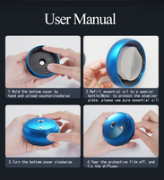 Parfum de voiture en gros, arôme d'air Rechargeable par USB, arôme d'air, huile essentielle, diffuseur de voiture