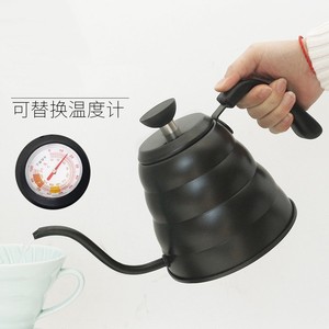 Carafe à café en acier inoxydable à <span class=keywords><strong>col</strong></span> <span class=keywords><strong>de</strong></span> <span class=keywords><strong>cygne</strong></span> fin avec <span class=keywords><strong>bouilloire</strong></span> à gouttelettes nuageuses - Product Image 5