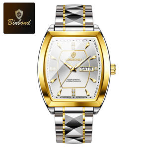 Reloj de Pulsera de Cuarzo Binbond B400 400 de Acero Inoxidable, Reloj de Lujo a Prueba de Agua para Hombre, Estilo Casual de Negocios, Reloj Personalizado para Hombre - Product Image 6