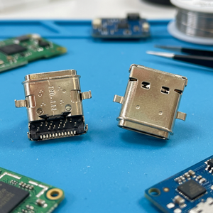 High Quality Ariba Technology <b>USB</b> 3.1 Type <b>C</b> Female Connector Right Angle Steel Shell DIP Waterproof SMT Copper Alloy Tin - Product Image 2