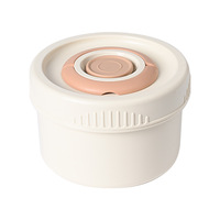Boîte Bento en Acier Inoxydable 620ml avec Couvercles Amovibles, Compartiments Anti-Fuite, Conception Isolante, Compatible Micro-ondes, Portable pour Repas Faciles
