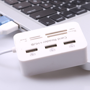 Lector de Tarjetas Portátil Todo en Uno, Mini Hub USB 2.0 de Alta Velocidad, Divisor USB Múltiple 2.0 para SD, MMC, M2, <span class=keywords><strong>MS</strong></span> <span class=keywords><strong>Pro</strong></span> <span class=keywords><strong>Duo</strong></span> - Product Image 5