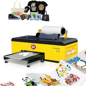 Impresora Digital de inyección de tinta, máquina de impresión de camisetas, transferencia térmica, película Pet, A3, Dtf