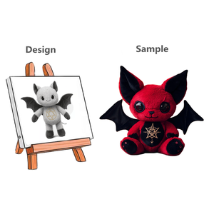 Peluches Style Horreur Personnalisées Poupées Animal en Peluche Rempli de Coton PP Fabriquées par un Fabricant de Peluches Style Horreur - Product Image 2