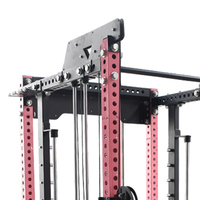 Máquina Smith de Metal Personalizada para Gimnasio en Casa, Equipo de Entrenamiento Integral Comercial, Soportes Multifuncionales para Sentadillas