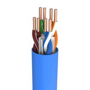 <span class=keywords><strong>Câble</strong></span> intérieur Cat6 UTP CCA le plus vendu, sans blindage 0.45mm 300m veste LSZH, adapté au <span class=keywords><strong>câble</strong></span> LAN GHT maison/bureau - Product Image 4