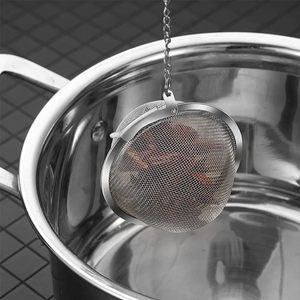 Infuseur à thé en acier inoxydable en forme de boule en maille pour thé en vrac - Product Image 4