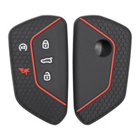 Étui pour clé de voiture Volkswagen Golf 8 2021, housse de protection en Silicone résistante aux rayures RYHX