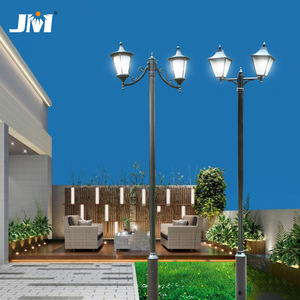 Lampe de jardin LED à double tête Jm Juming de 3 mètres pour l'éclairage paysager des villas et cours - Product Image 4