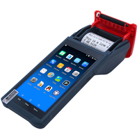 Terminal de point de vente NEWPAS Q3, appareil sans fil Android 8.1 avec imprimante Bluetooth 58 mm pour l'impression de tickets de stationnement, PDA mobile