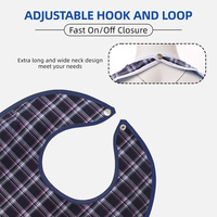 Vente en gros, extra large, tablier sans manches réutilisable, imperméable, lavable, pour adulte, pour les patients âgés