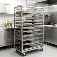 Oven Gas Rak Ganda dengan Sistem Udara Panas, Nampan Putar Otomatis, Layar LED, Bahan Stainless Steel, Aman untuk Makanan, Cocok untuk Restoran dan Industri Roti
